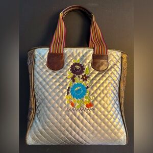 Consuela Tote Champagne & Animals 🩵